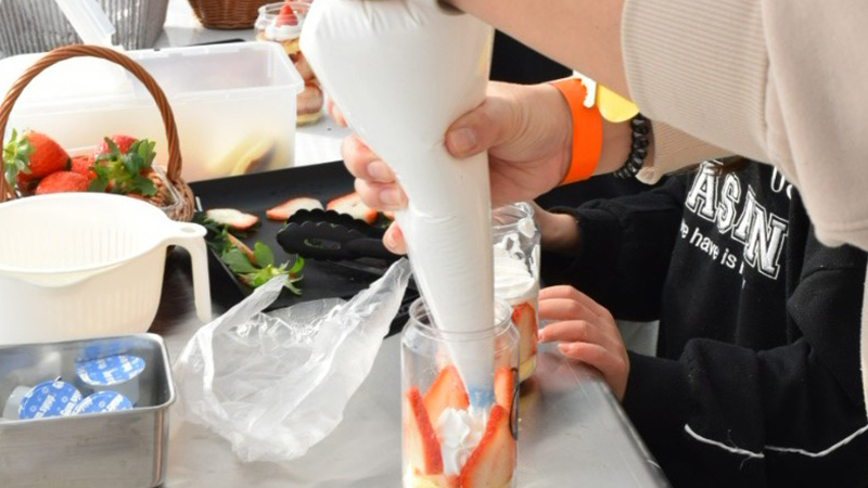 オリジナルスイーツ作り